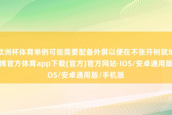 欧洲杯体育举例可能需要配备外屏以便在不张开树就地使用-世博官方体育app下载(官方)官方网站·IOS/安卓通用版/手机版