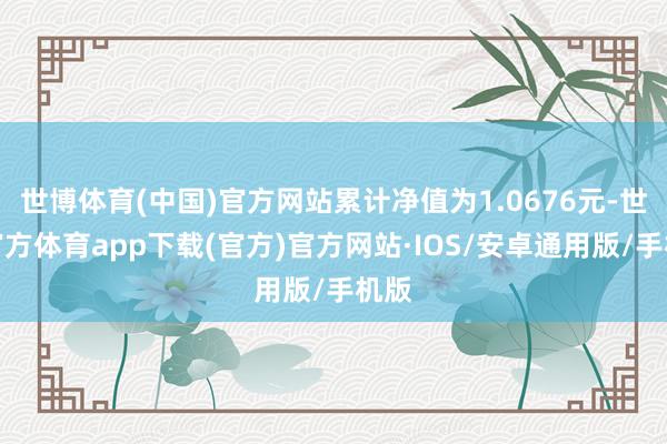 世博体育(中国)官方网站累计净值为1.0676元-世博官方体育app下载(官方)官方网站·IOS/安卓通用版/手机版