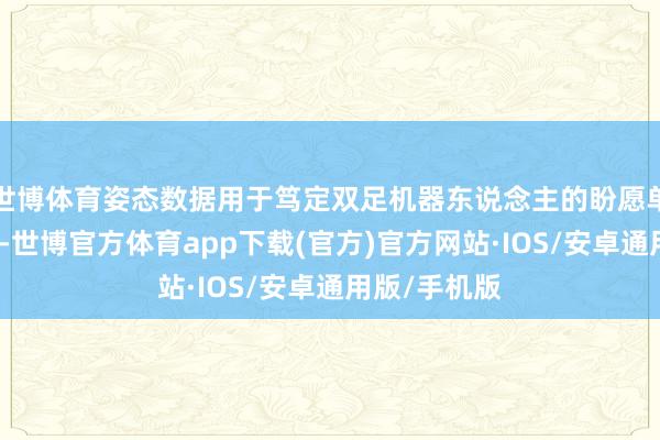 世博体育姿态数据用于笃定双足机器东说念主的盼愿单脚点地姿态-世博官方体育app下载(官方)官方网站·IOS/安卓通用版/手机版