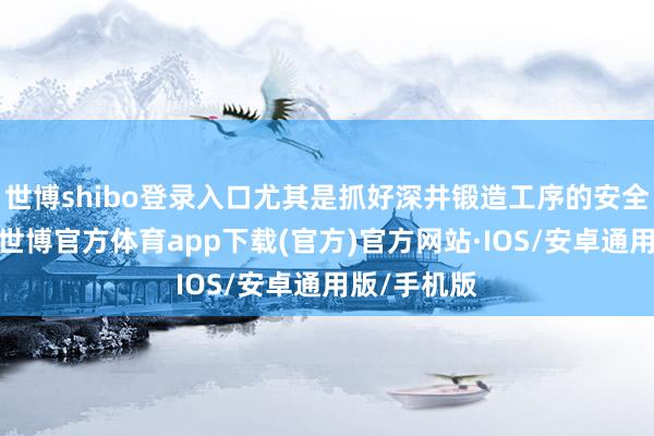 世博shibo登录入口尤其是抓好深井锻造工序的安全风险治理-世博官方体育app下载(官方)官方网站·IOS/安卓通用版/手机版