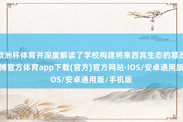 欧洲杯体育并深度解读了学校构建将来西宾生态的篡改蓝图-世博官方体育app下载(官方)官方网站·IOS/安卓通用版/手机版