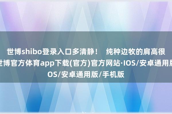 世博shibo登录入口多清静！  纯种边牧的肩高很有负责-世博官方体育app下载(官方)官方网站·IOS/安卓通用版/手机版