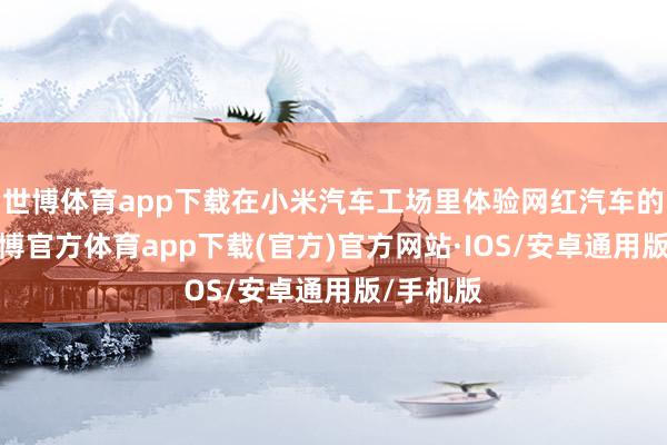 世博体育app下载在小米汽车工场里体验网红汽车的酷炫-世博官方体育app下载(官方)官方网站·IOS/安卓通用版/手机版