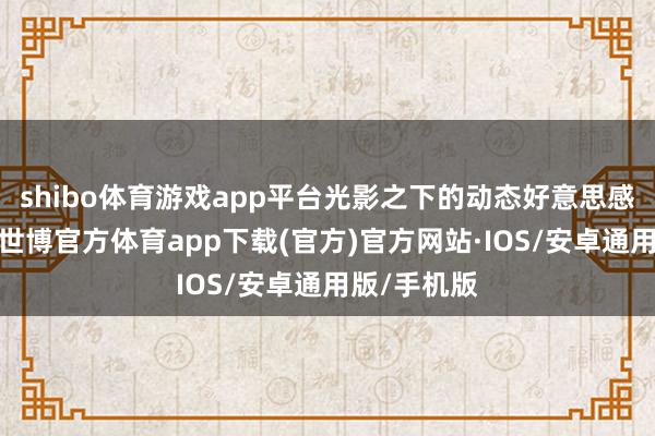 shibo体育游戏app平台光影之下的动态好意思感充分领略-世博官方体育app下载(官方)官方网站·IOS/安卓通用版/手机版