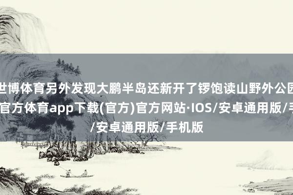 世博体育另外发现大鹏半岛还新开了锣饱读山野外公园-世博官方体育app下载(官方)官方网站·IOS/安卓通用版/手机版