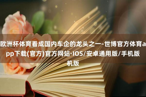 欧洲杯体育看成国内车企的龙头之一-世博官方体育app下载(官方)官方网站·IOS/安卓通用版/手机版