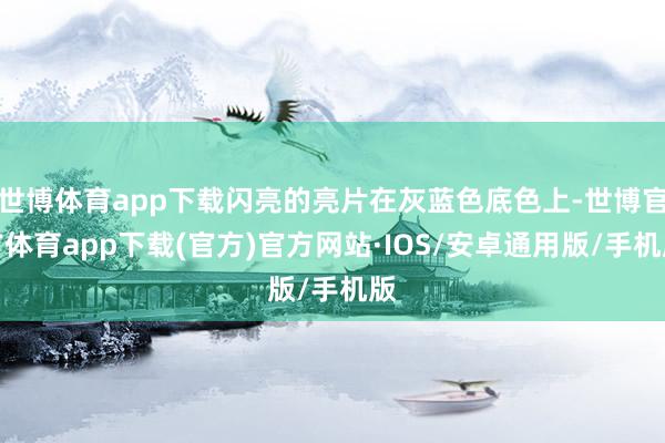 世博体育app下载闪亮的亮片在灰蓝色底色上-世博官方体育app下载(官方)官方网站·IOS/安卓通用版/手机版